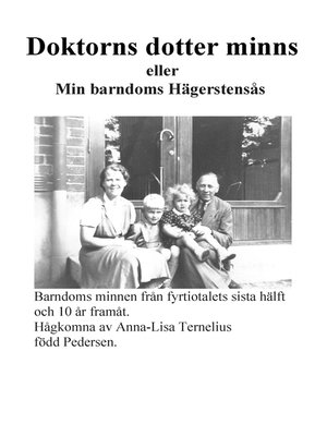 cover image of Doktorns dotter minns